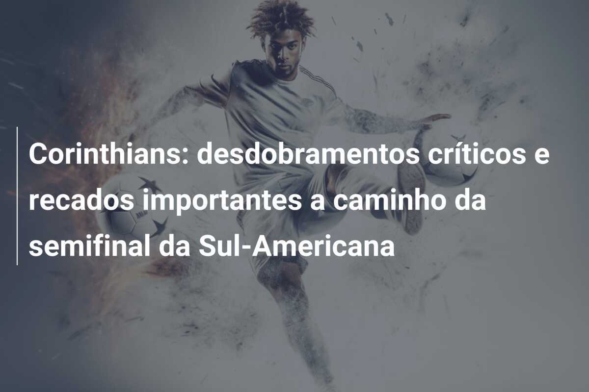 Corinthians: desdobramentos críticos e recados importantes a caminho da semifinal da Sul-Americana