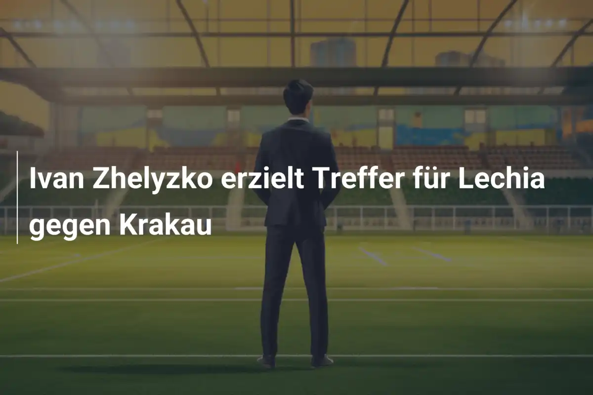 Ivan Zhelyzko erzielt Treffer für Lechia gegen Krakau