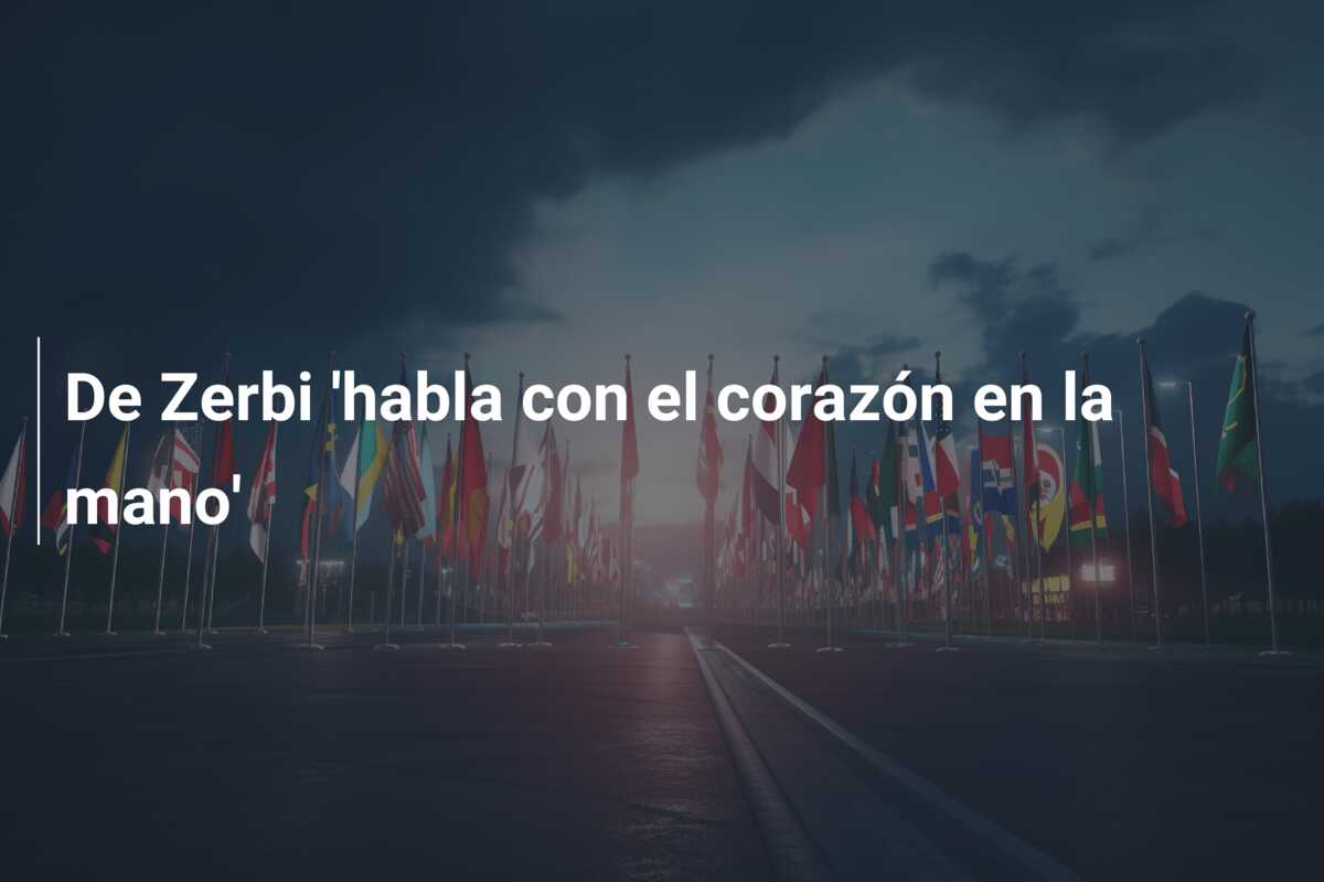 De Zerbi ‘habla con el corazón en la mano’