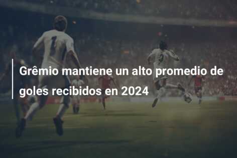 Grêmio mantiene un alto promedio de goles recibidos en 2024