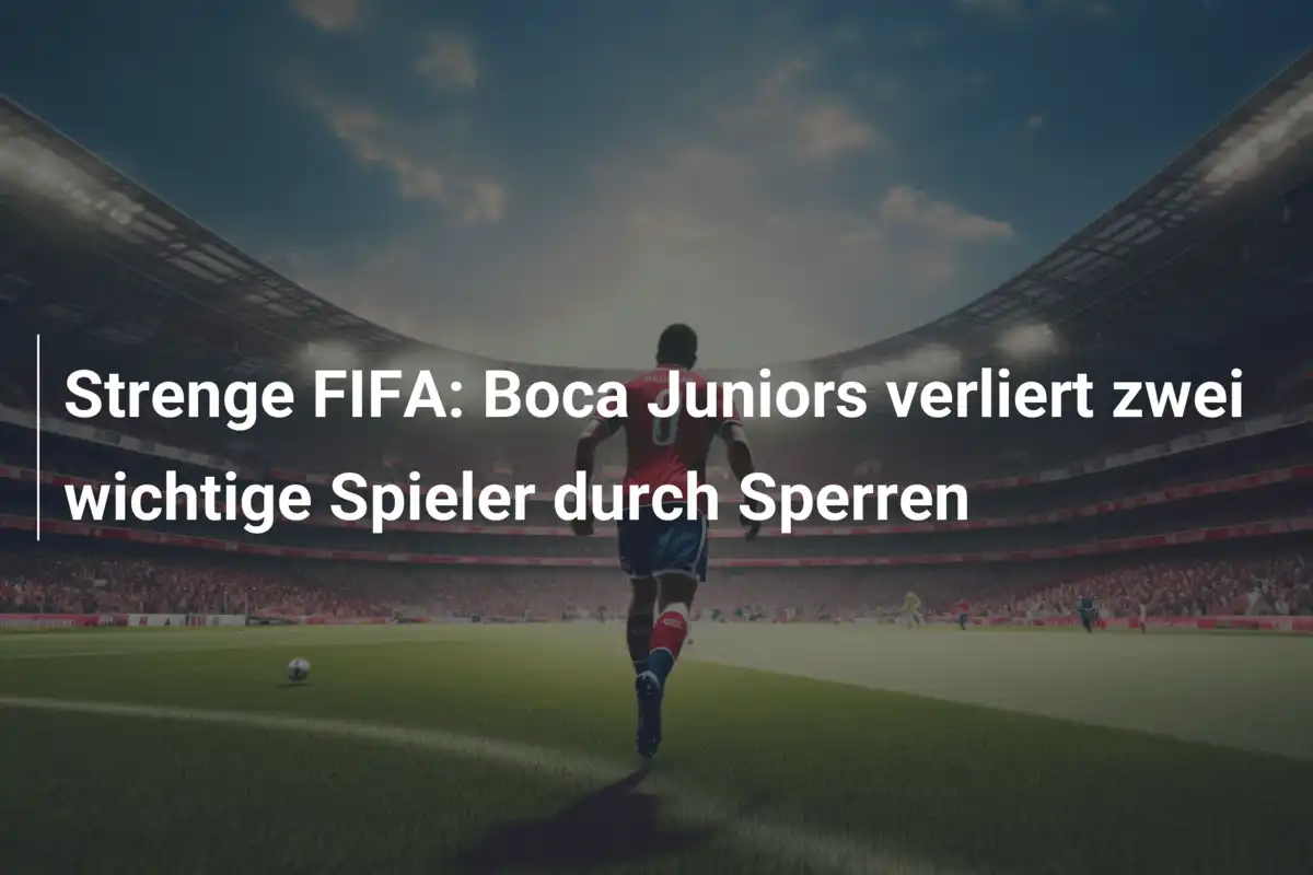 Strenge FIFA: Boca Juniors verliert zwei wichtige Spieler durch Sperren