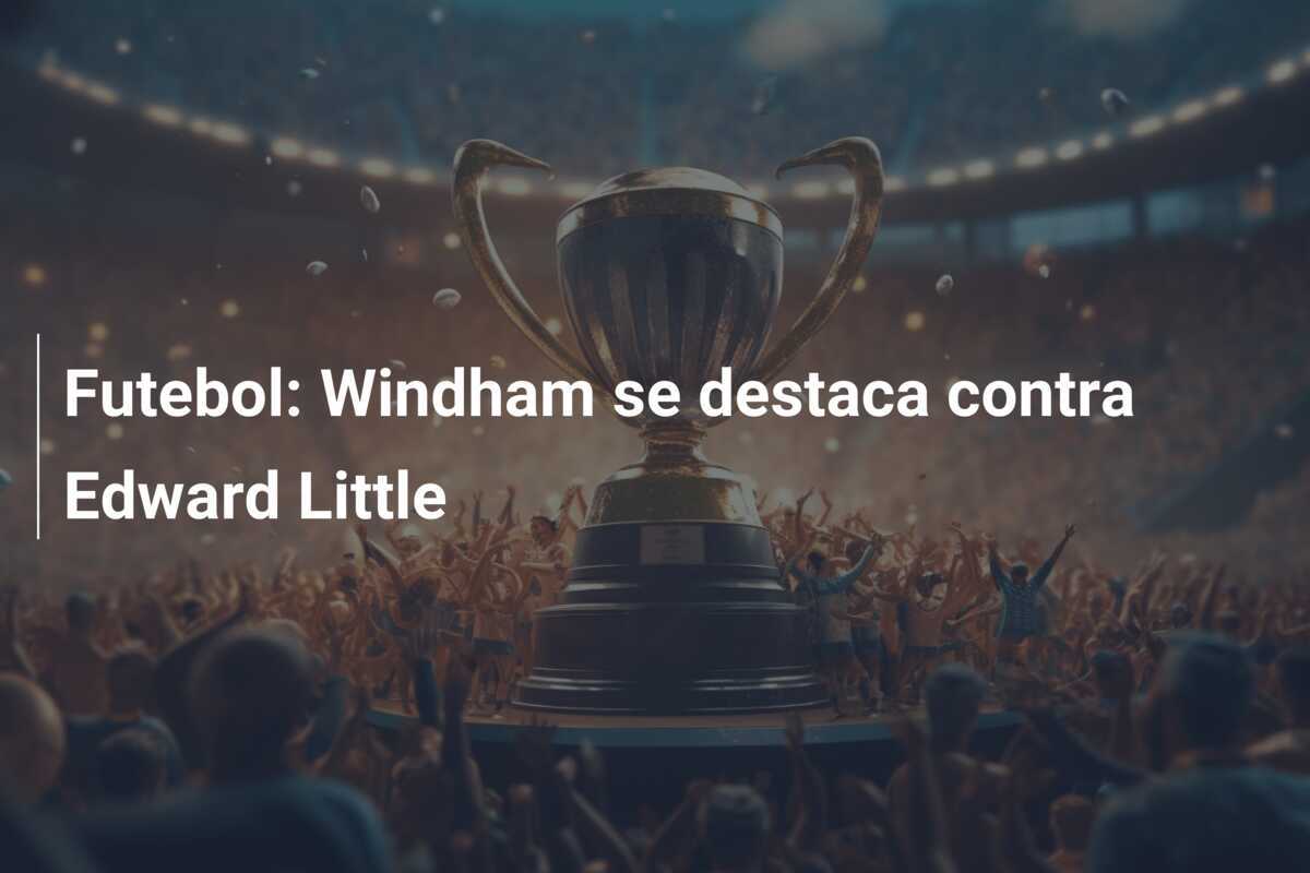 Futebol: Windham se destaca contra Edward Little