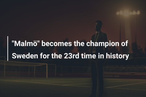 “Malmö” becomes the champion of Sweden for the 23rd time in history