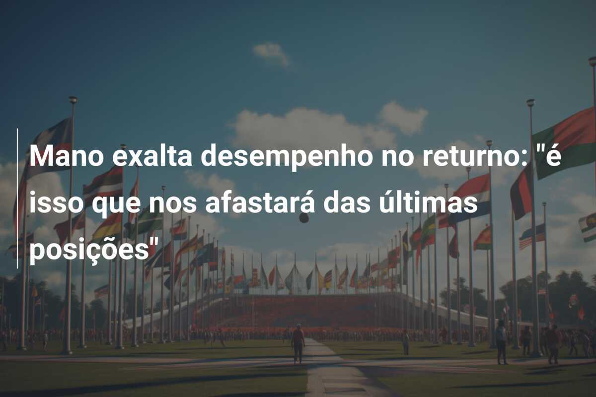 Mano exalta desempenho no returno: "é isso que nos afastará das últimas posições"