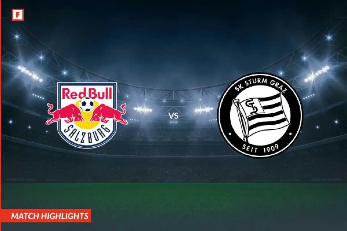 RB Salzburg - Sturm Graz mål og høydepunkter