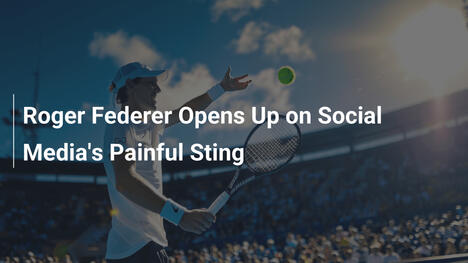 Roger Federer spricht über den schmerzhaften Stachel der Social Media