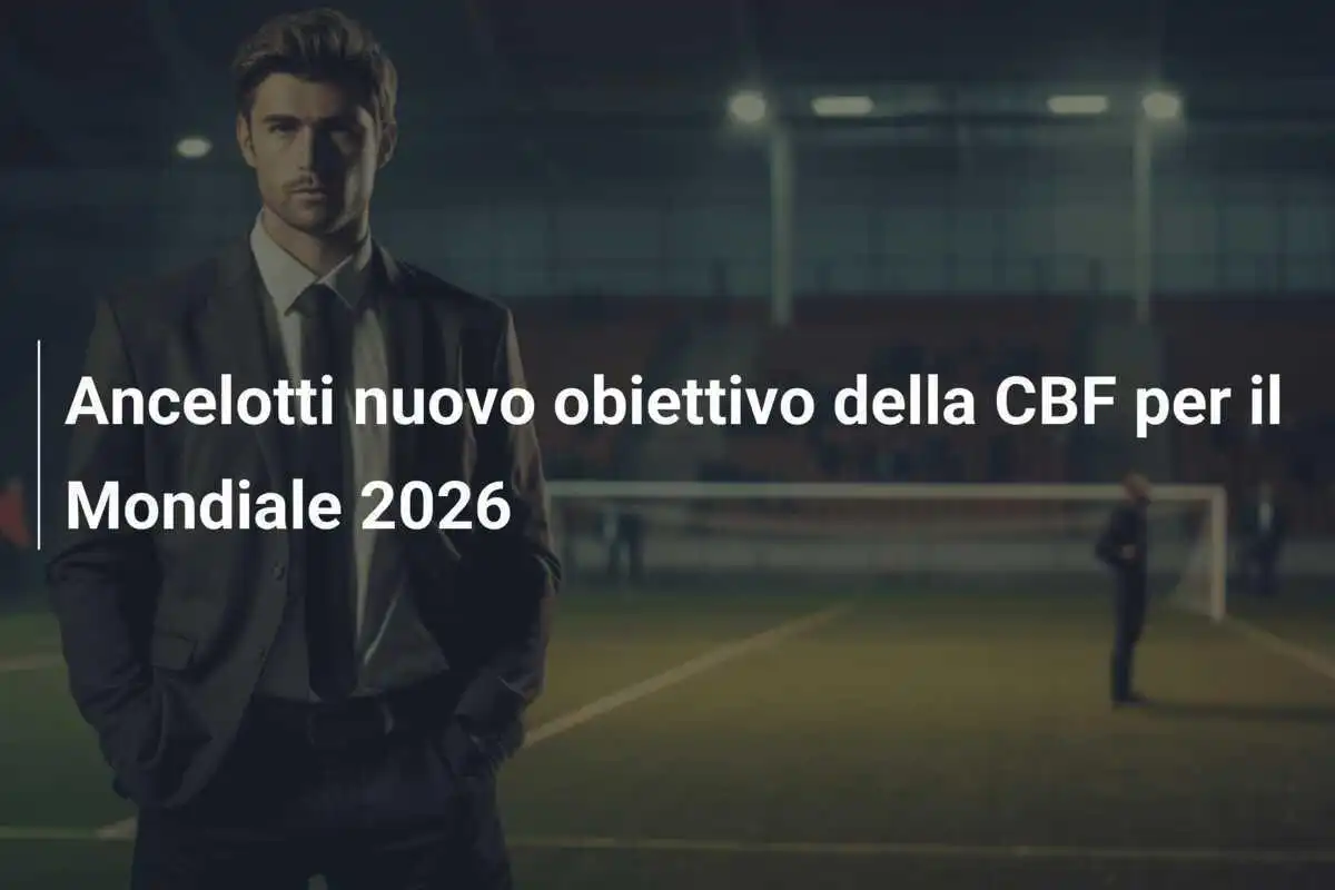 Ancelotti nuovo obiettivo della CBF per il Mondiale 2026