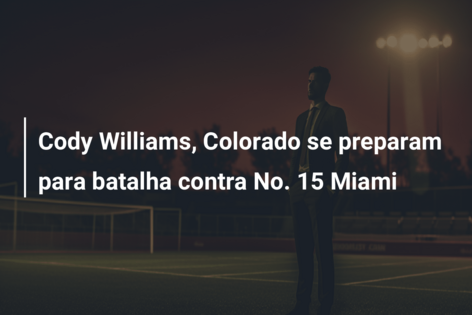 Cody Williams, Colorado se preparam para batalha contra No. 15 Miami