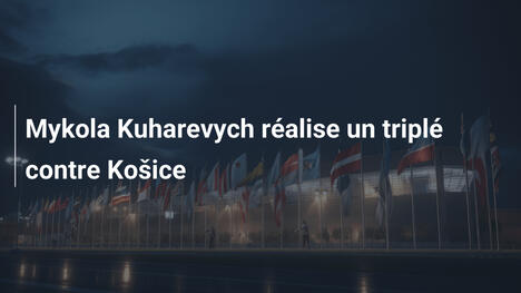 Mykola Kuharevych réalise un triplé contre Košice