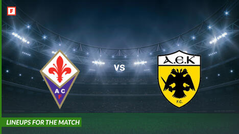 Fiorentina vs AEK Athens: alineaciones para el partido