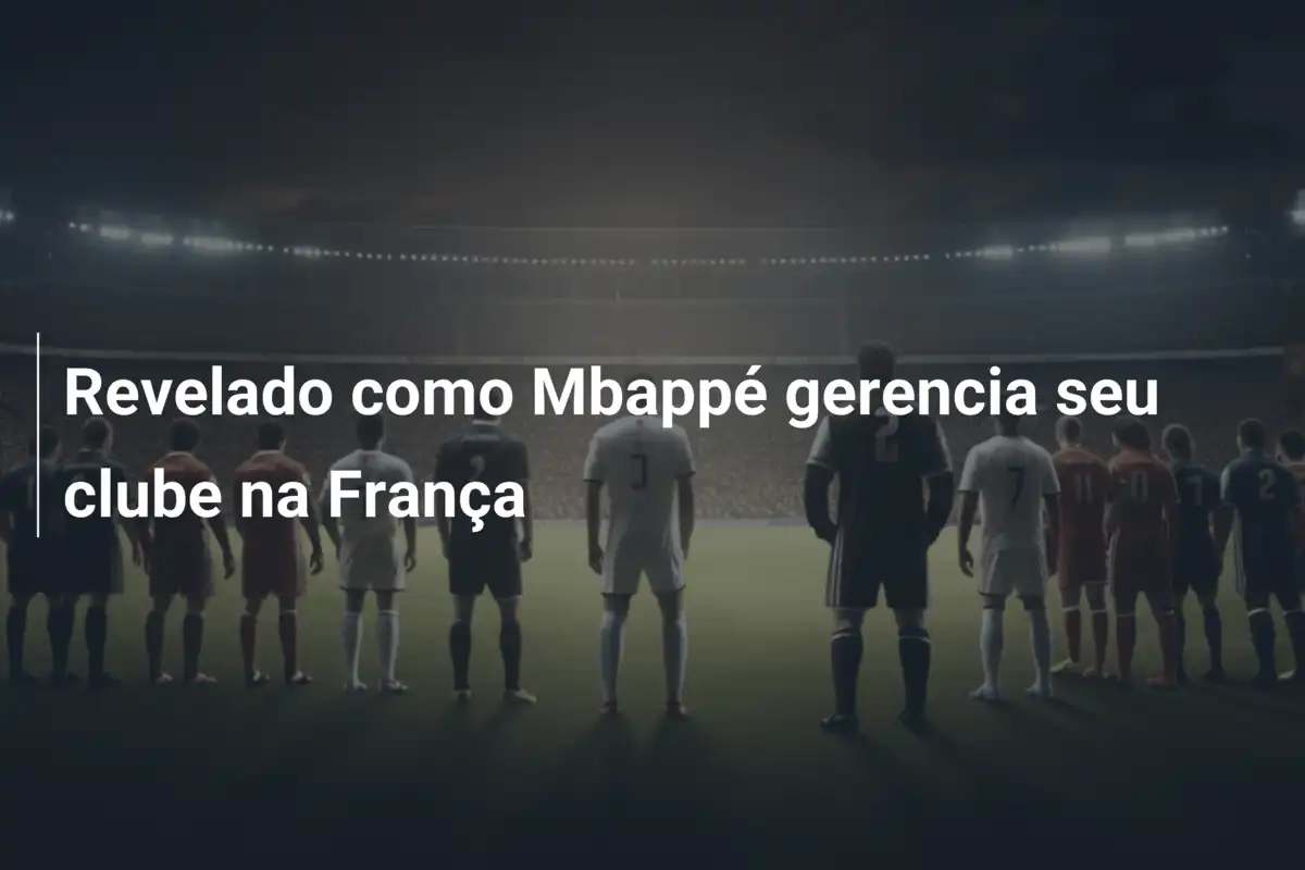 Revelado como Mbappé gerencia seu clube na França