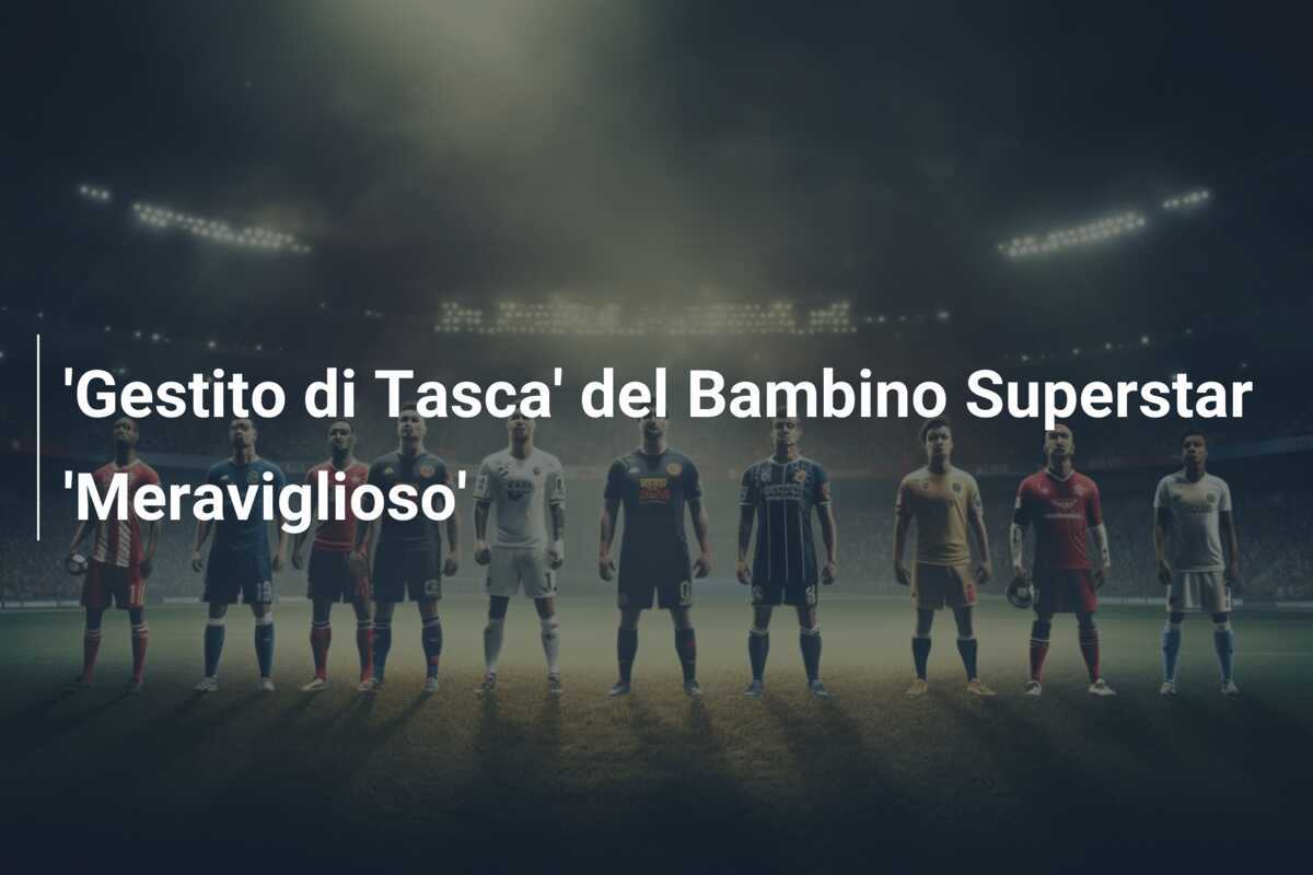 'Gestito di Tasca' del Bambino Superstar 'Meraviglioso'