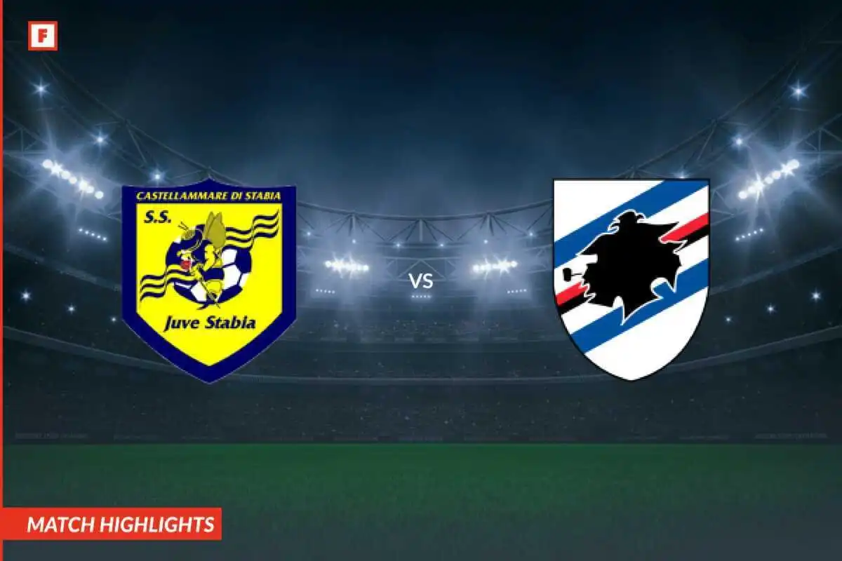 Juve Stabia - Sampdoria gol e momenti salienti