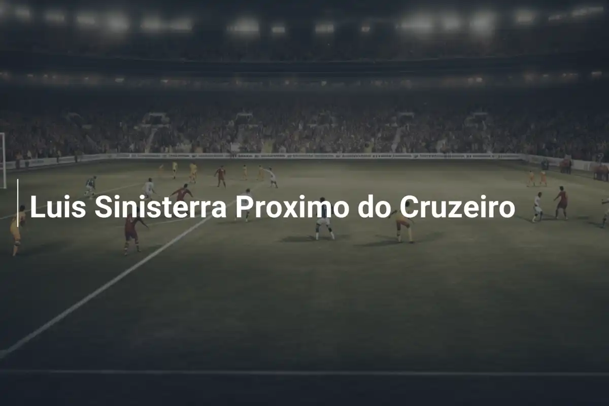 Luis Sinisterra Proximo do Cruzeiro