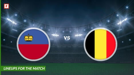 Liechtenstein gegen Belgien: Aufstellungen für das Spiel