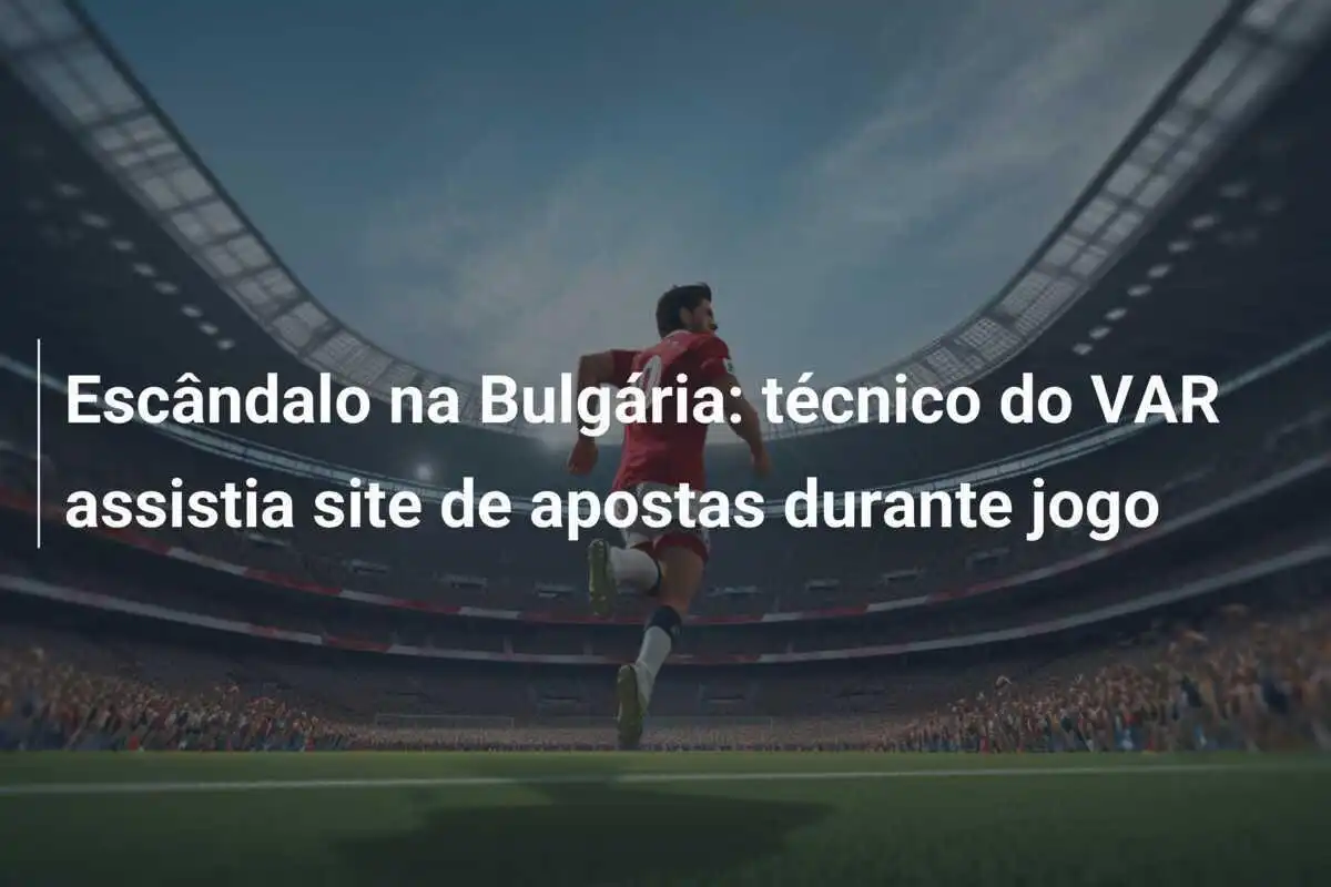 Escândalo na Bulgária: técnico do VAR assistia site de apostas durante jogo