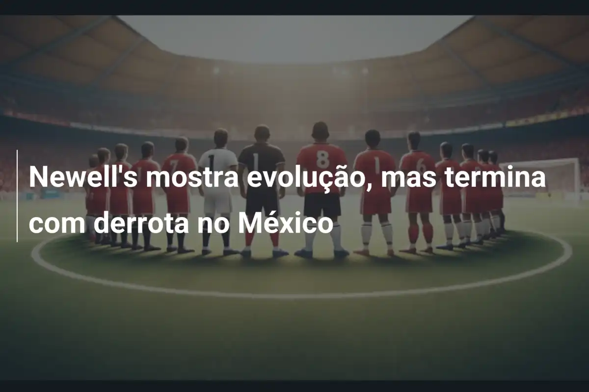 Newell's mostra evolução, mas termina com derrota no México