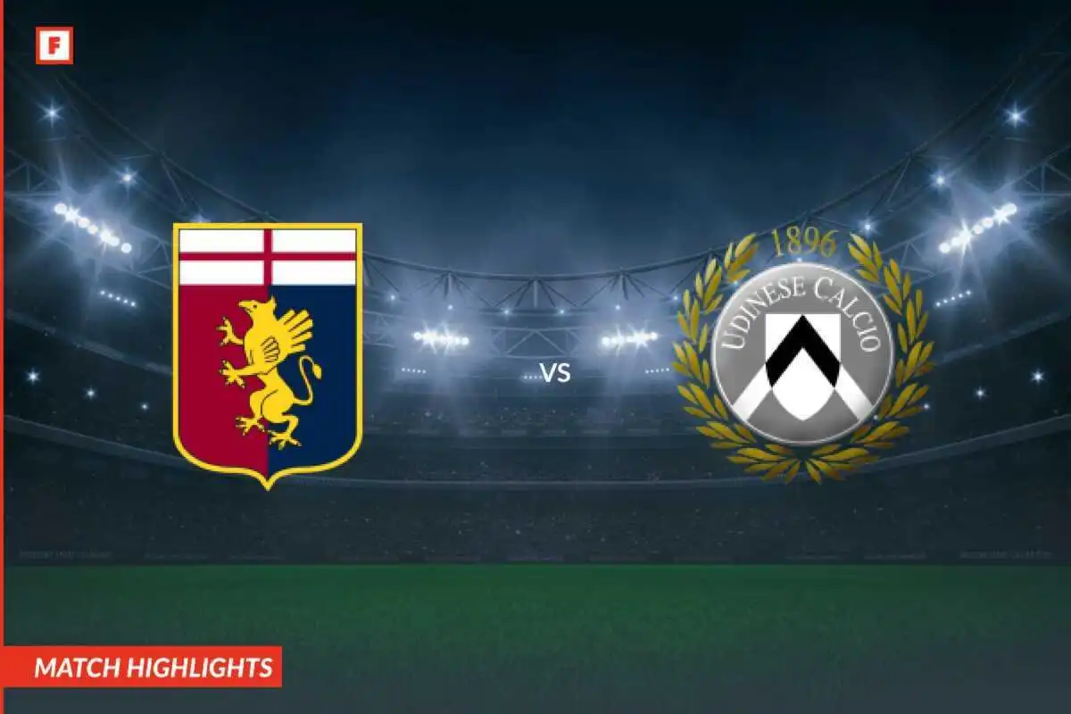 Genoa - Udinese Calcio mål og høydepunkter