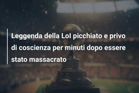 Leggenda della LoI picchiato e privo di coscienza per minuti dopo essere stato massacrato