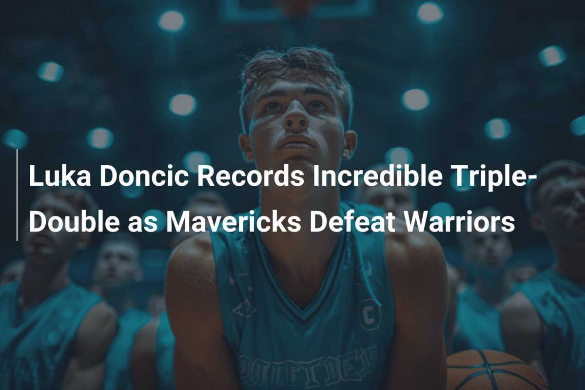 Luka Doncic exhibe un increíble triple-doble en la victoria de los ...