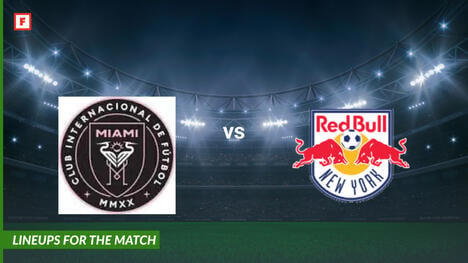 Inter Miami vs New York Red Bulls: lineups for the match