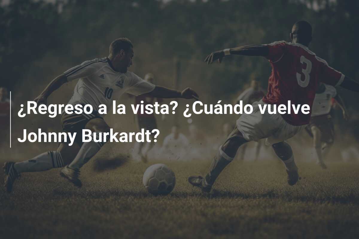 ¿Regreso a la vista? ¿Cuándo vuelve Johnny Burkardt?