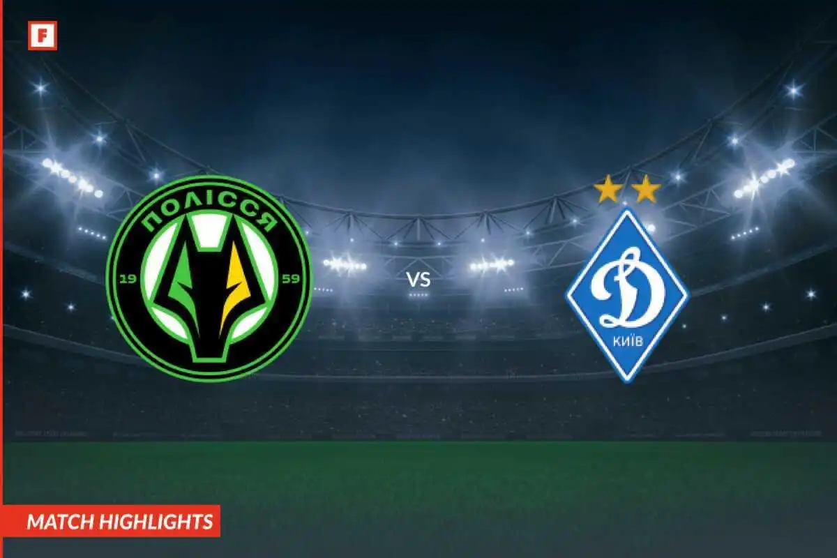Polissya Zhytomyr - Dynamo Kyiv gol e momenti salienti