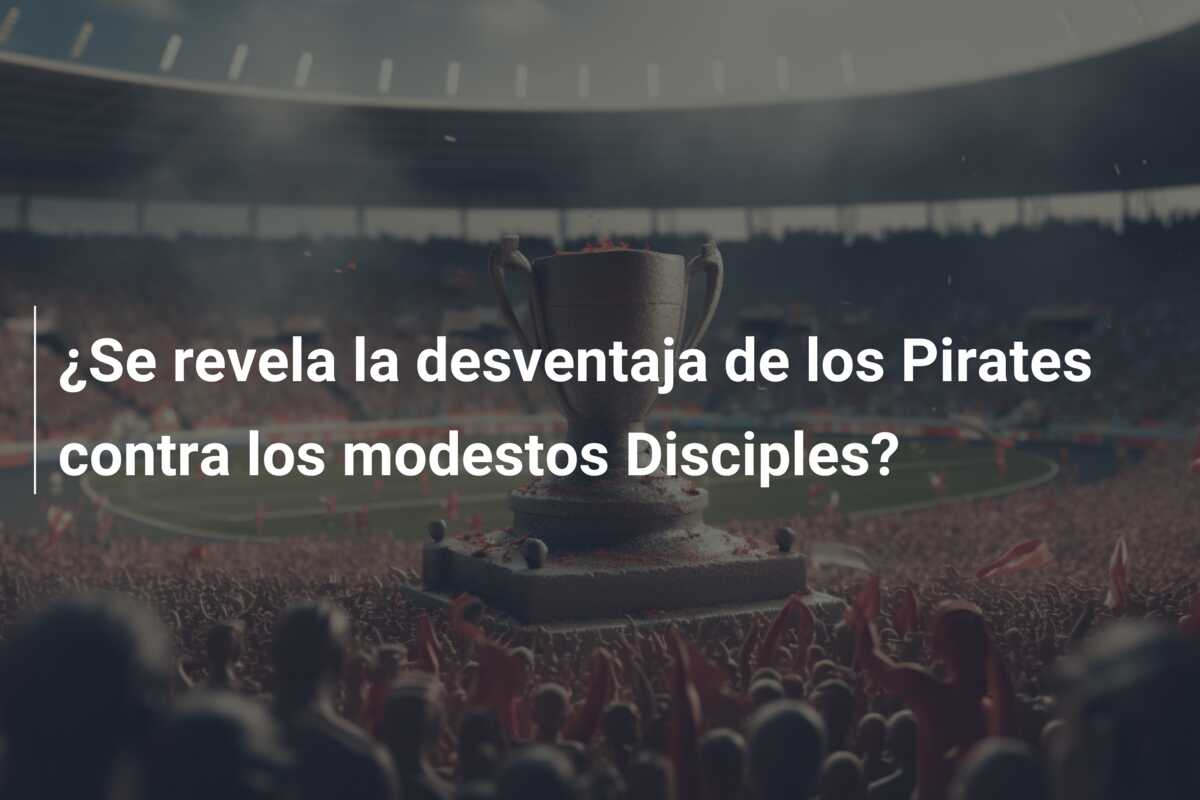 ¿Se revela la desventaja de los Pirates contra los modestos Disciples?