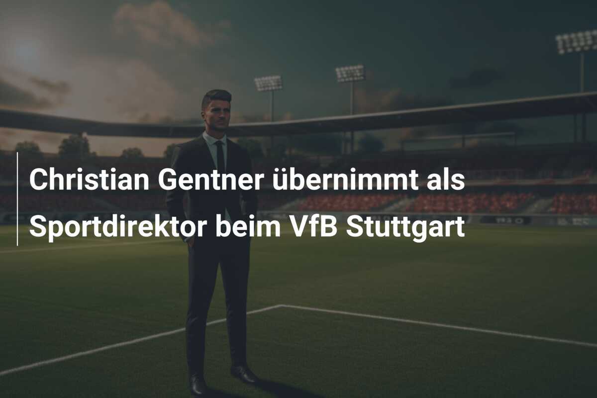 Christian Gentner übernimmt als Sportdirektor beim VfB Stuttgart
