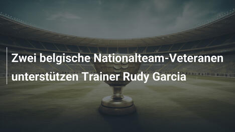 Zwei belgische Nationalteam-Veteranen unterstützen Trainer Rudy Garcia