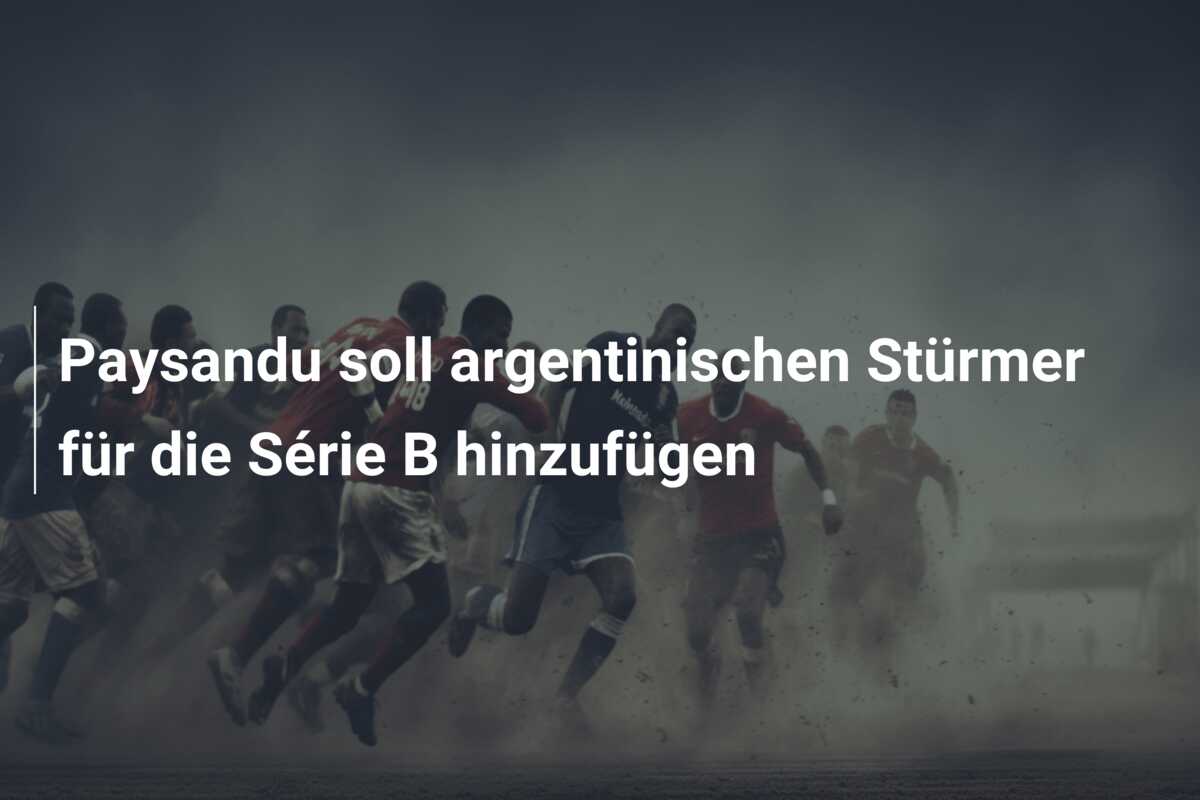 Paysandu soll argentinischen Stürmer für die Série B hinzufügen