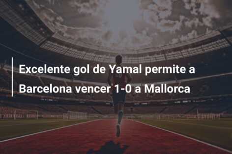 Excelente gol de Yamal permite a Barcelona vencer 1-0 a Mallorca