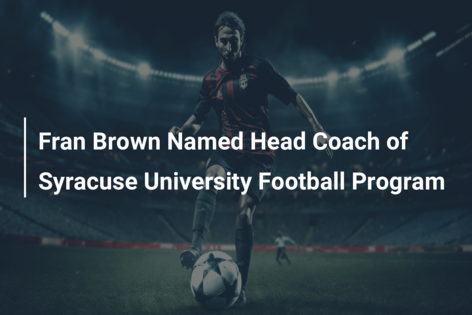 Fran Brown Named Head Coach Of Syracuse University Football Program ...