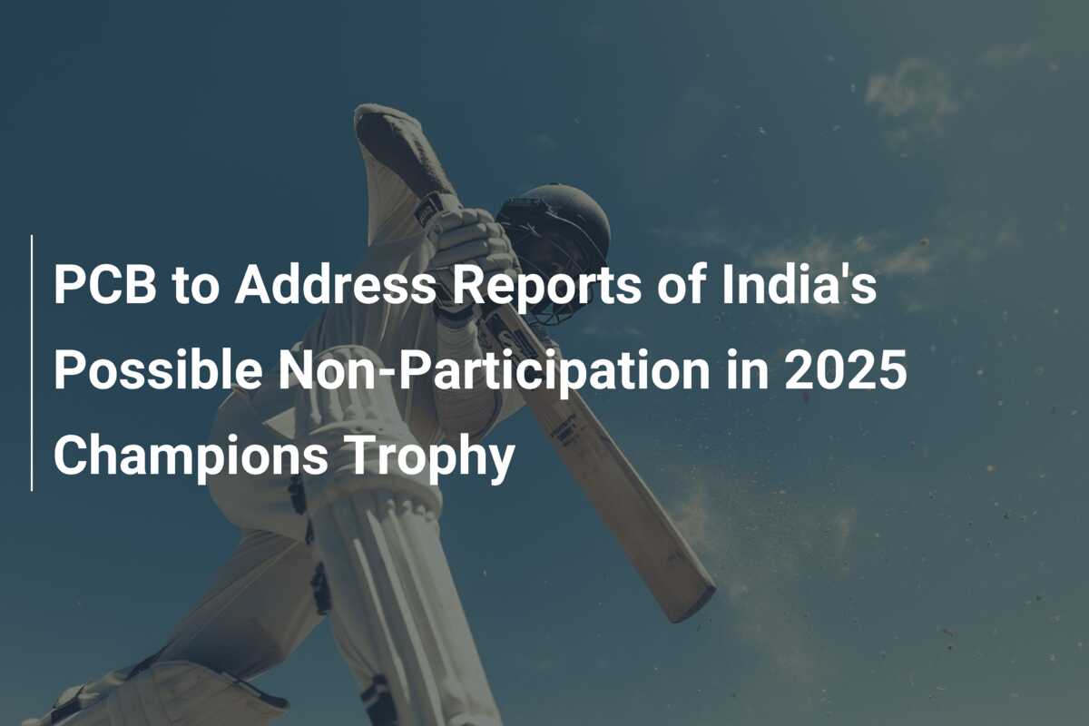 PCB to Address Reports of India's Possible NonParticipation in 2025