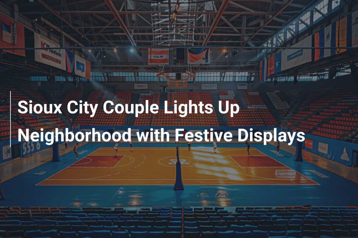 Una Pareja de Sioux City Ilumina el Vecindario con Decoraciones Festivas