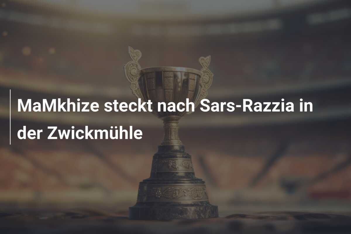 MaMkhize steckt nach Sars-Razzia in der Zwickmühle
