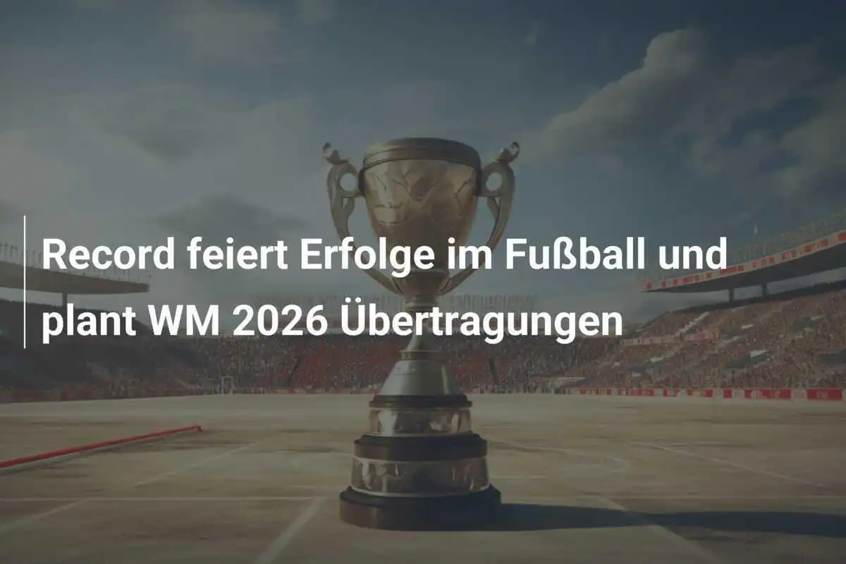 Record feiert Erfolge im Fußball und plant WM 2026 Übertragungen
