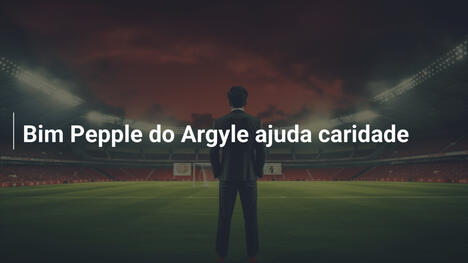 Bim Pepple do Argyle ajuda caridade