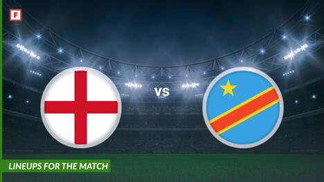 Inglaterra vs DR Congo: escalações para o jogo