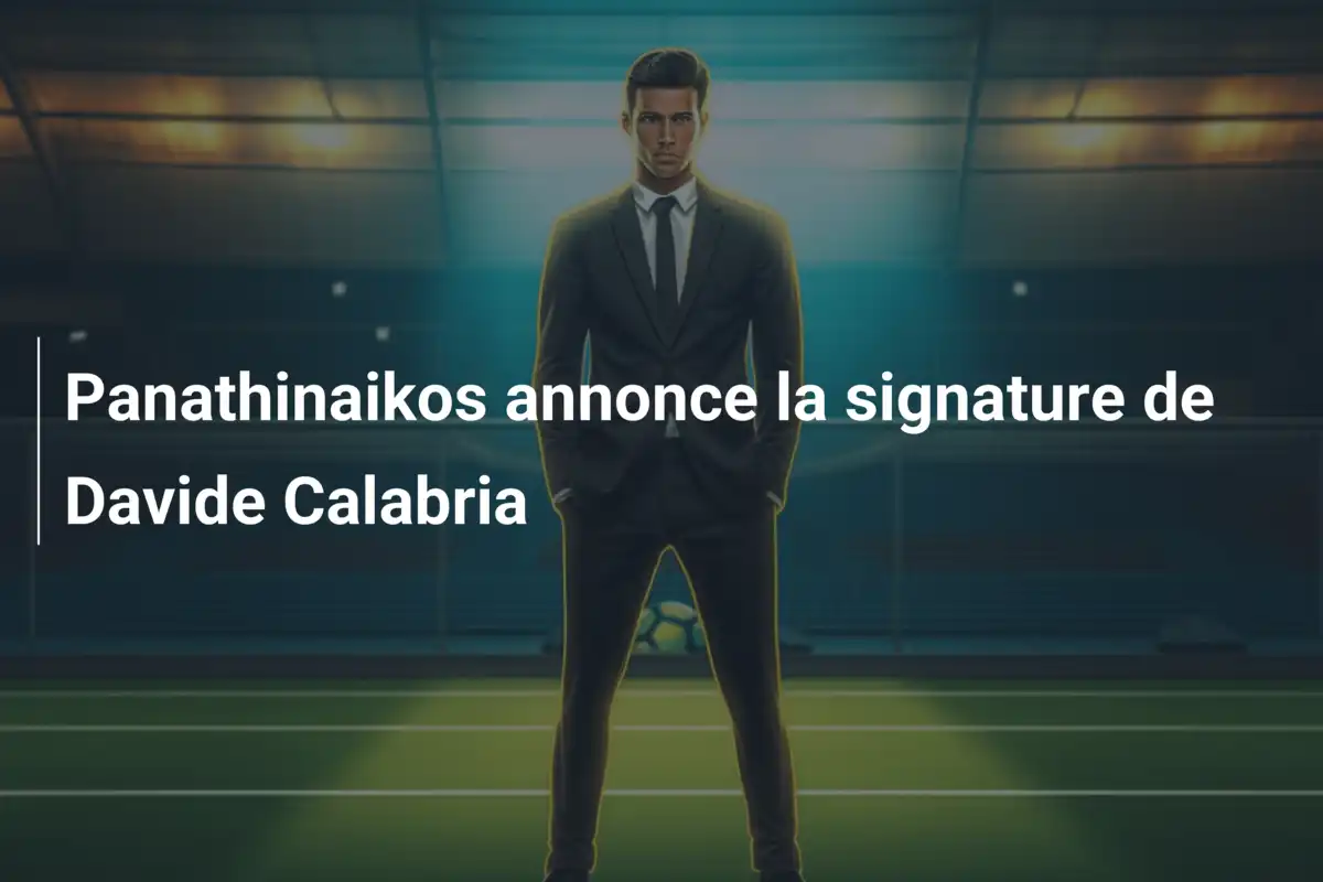 Panathinaikos annonce la signature de Davide Calabria