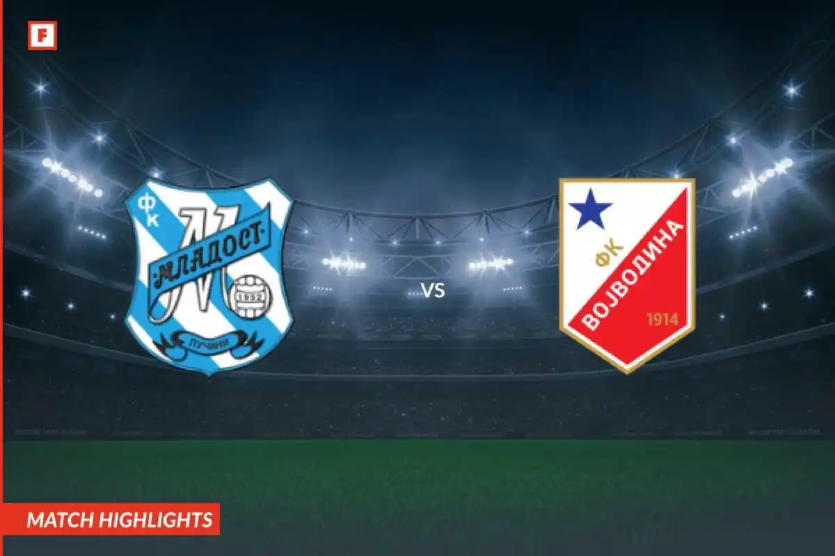 Mladost Lucani - Vojvodina Novi Sad gols e destaques