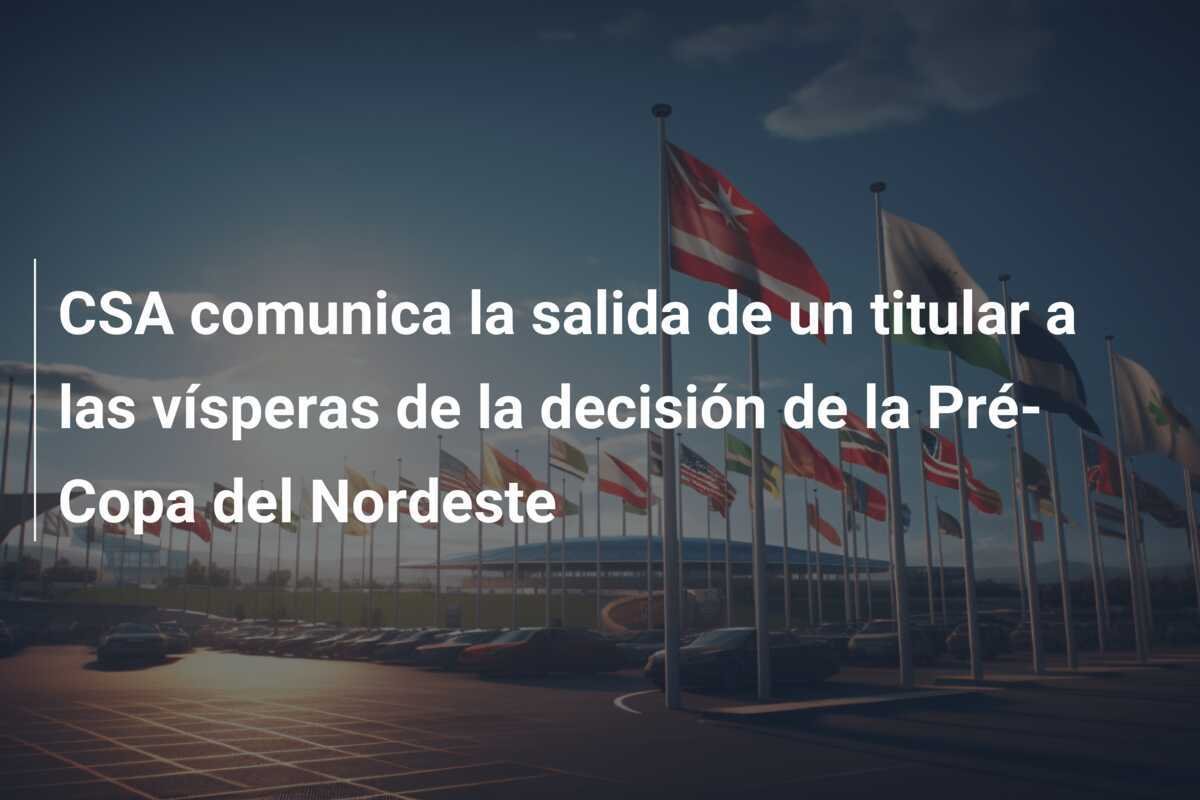 CSA comunica la salida de un titular a las vísperas de la decisión de la Pré-Copa del Nordeste
