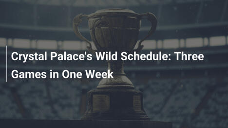 Le Programme Fou de Crystal Palace : Trois Matchs en Une Semaine