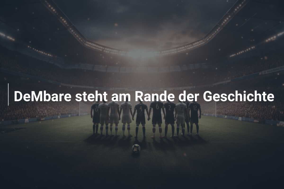 DeMbare steht am Rande der Geschichte