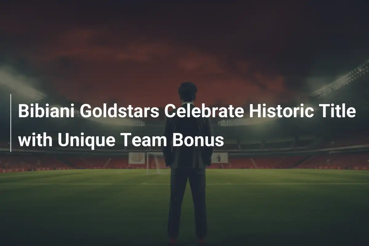Bibiani Goldstars Celebrate Historic Title with Unique Team Bonus