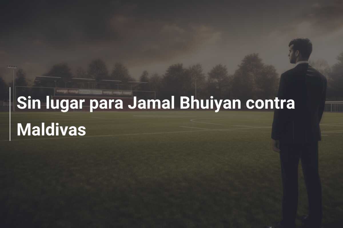Sin lugar para Jamal Bhuiyan contra Maldivas