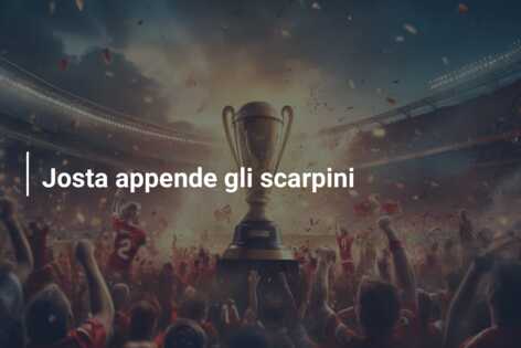 Josta appende gli scarpini