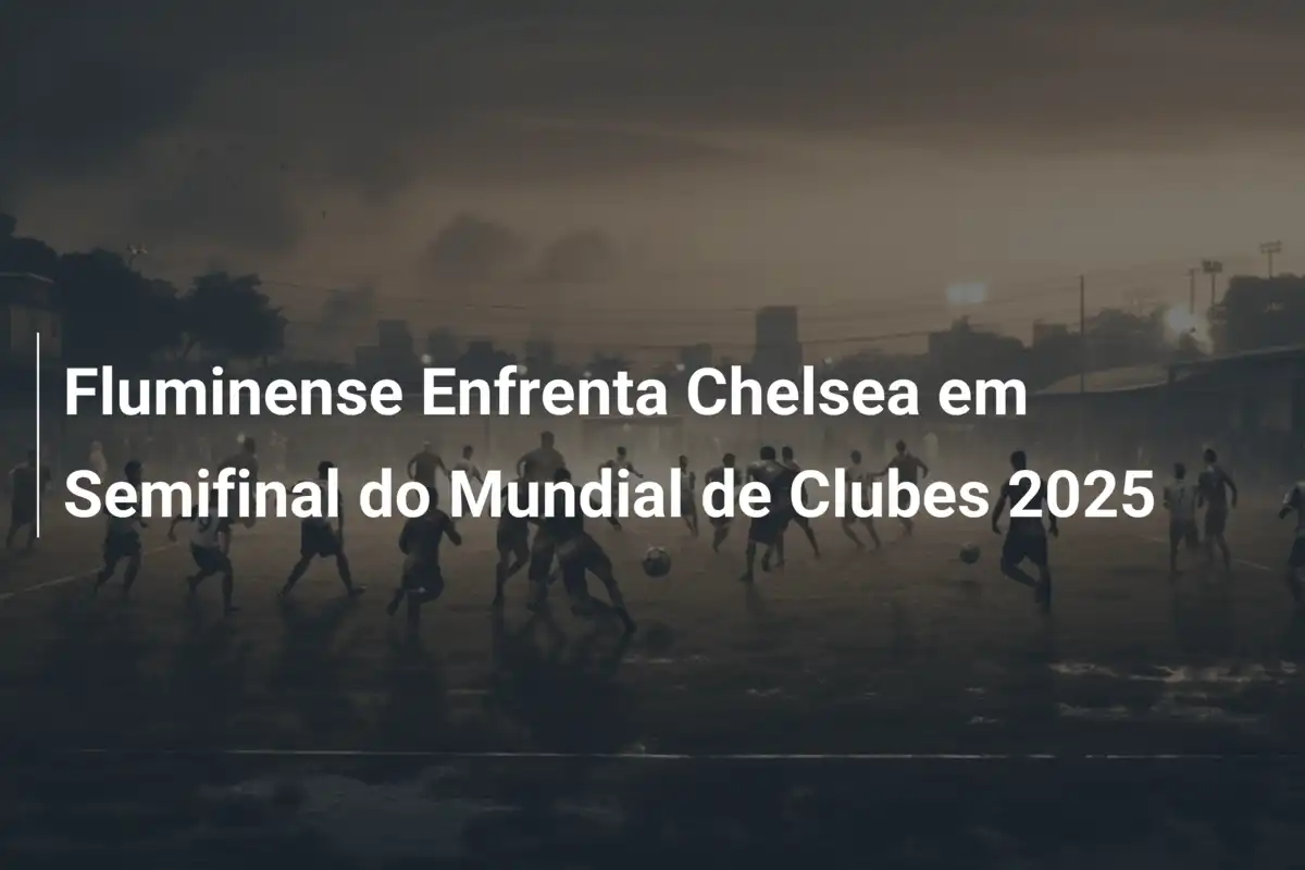 Fluminense Enfrenta Chelsea em Semifinal do Mundial de Clubes 2025