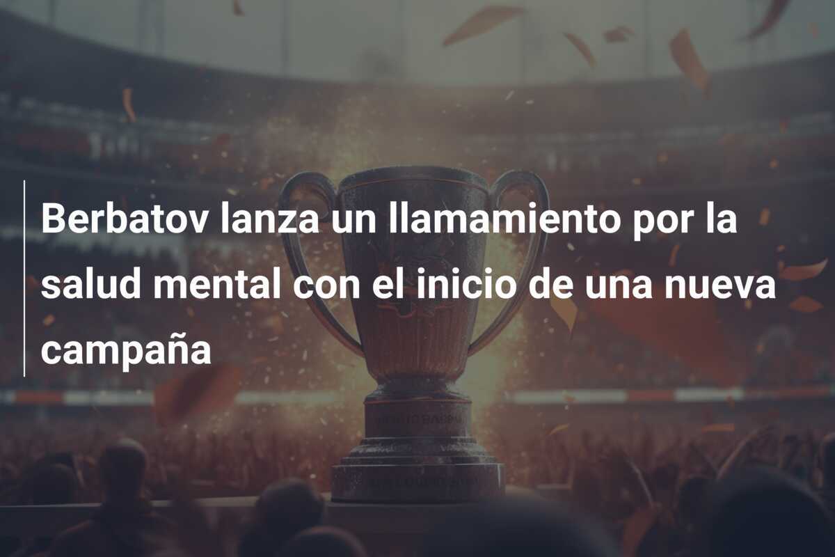 Berbatov lanza un llamamiento por la salud mental con el inicio de una nueva campaña