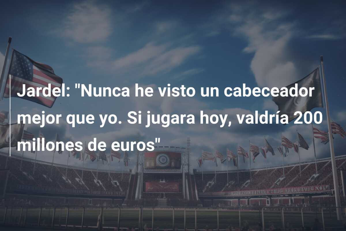 Jardel: "Nunca he visto un cabeceador mejor que yo. Si jugara hoy, valdría 200 millones de euros"